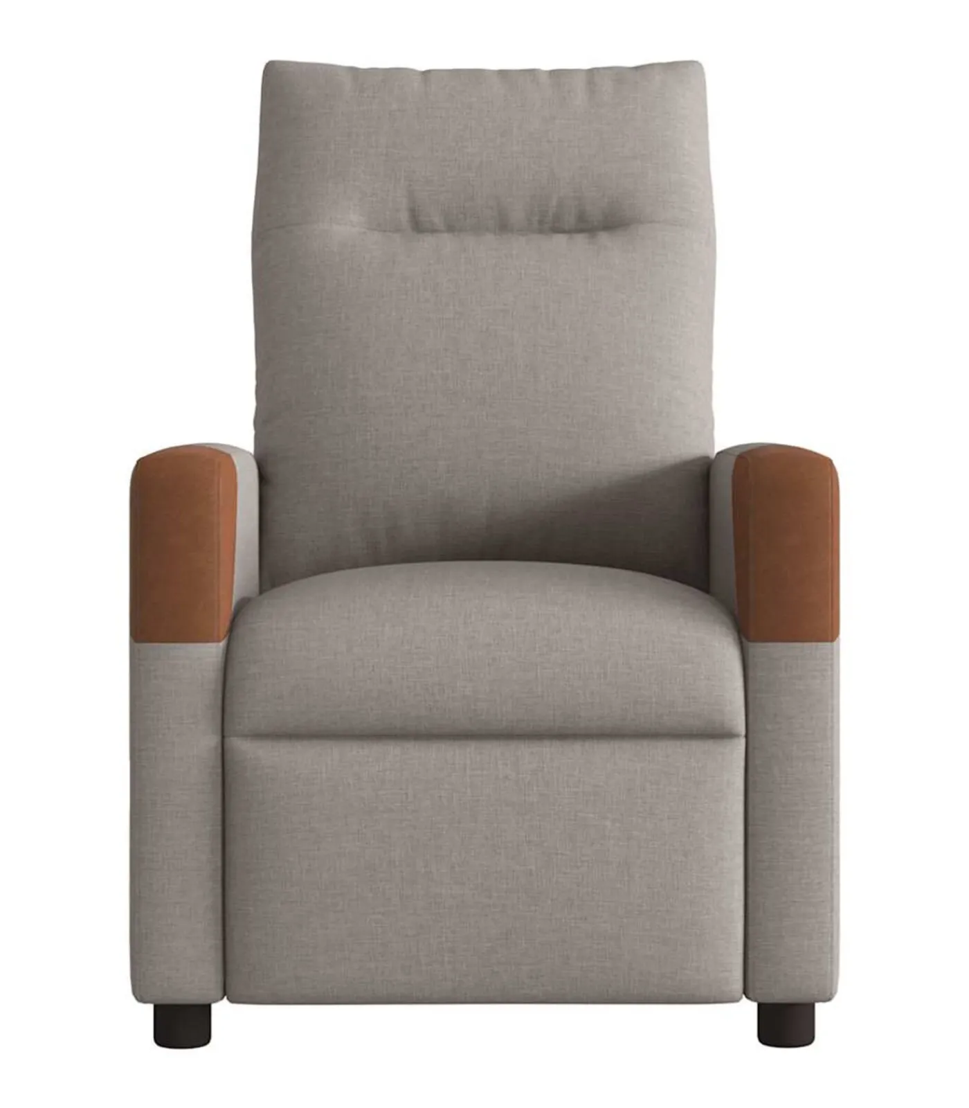 Clearance Fauteuil verstelbaar stof taupe Zetels