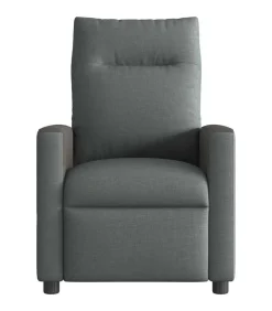 Outlet Fauteuil verstelbaar stof donkergrijs Zetels