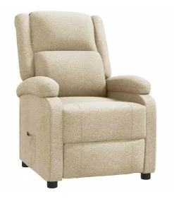 Best Fauteuil verstelbaar stof crèmekleurig Zetels