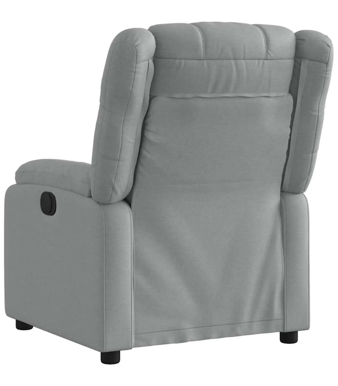 Online Fauteuil verstelbaar stof lichtgrijs Zetels