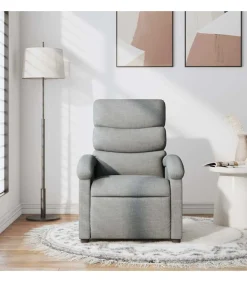 Best Fauteuil verstelbaar stof lichtgrijs Zetels
