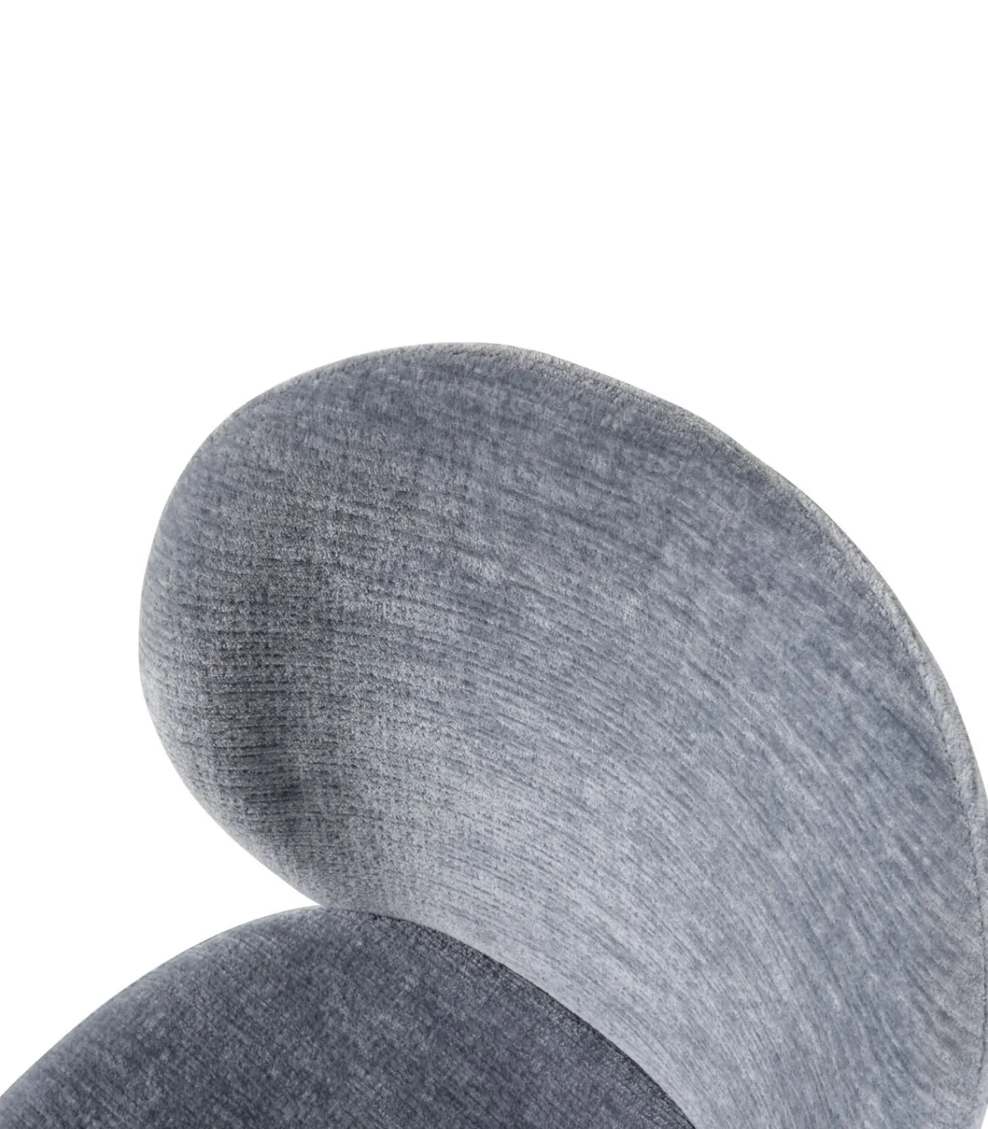 Discount Femke Eetkamerstoelen - Chenille - Blauw - Set van 2 Stoelen