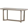 Clearance Ferion Eettafel - Mango Hout - Mud - 76x180x90 Tafels