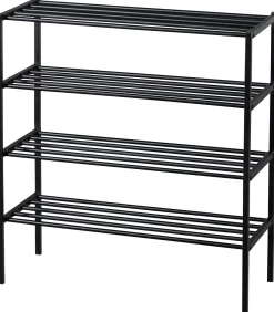 Best Ferro Schoenenrek - Metaal - Zwart - 80x85x35 Organiseren