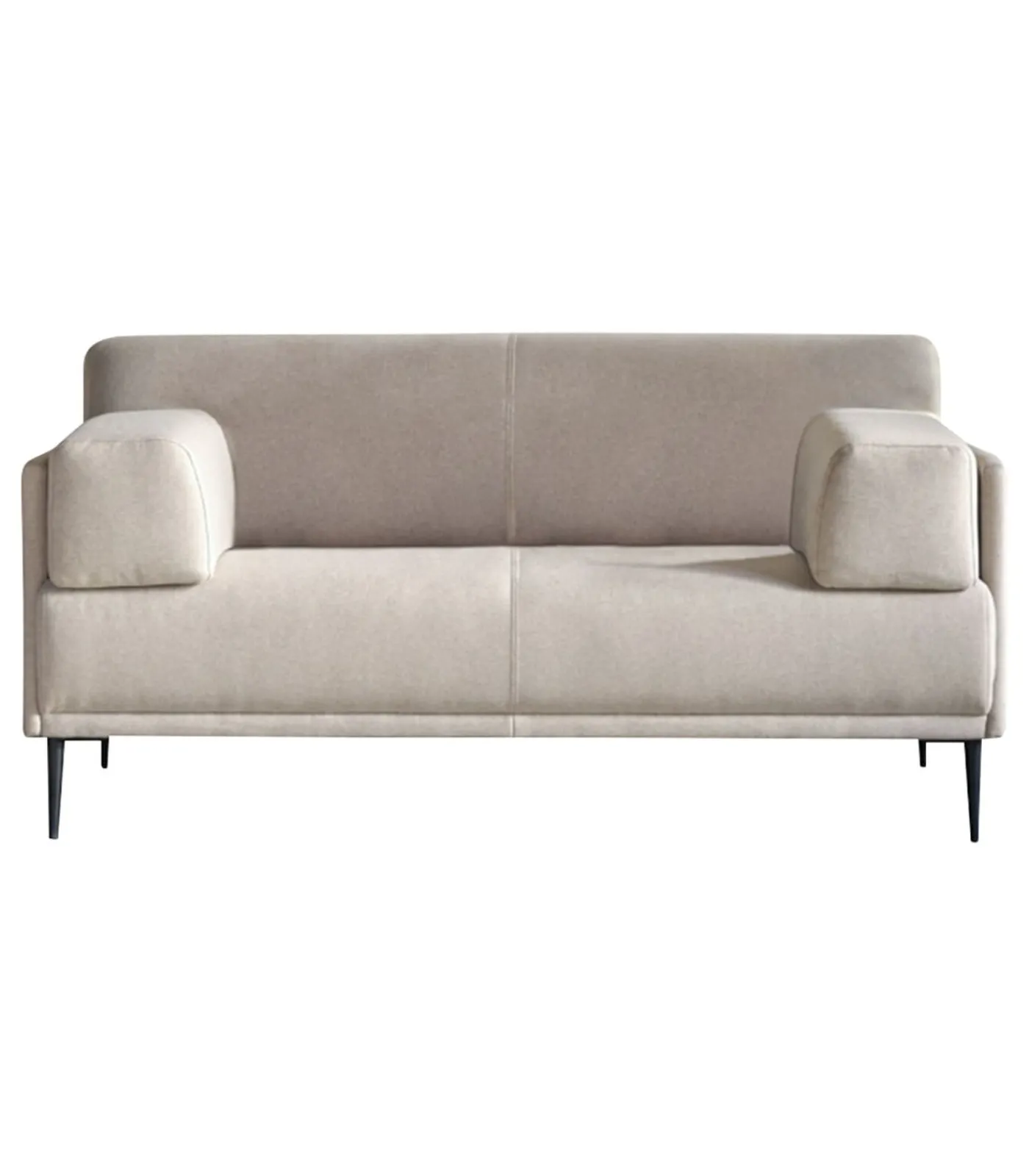 Online Finn - Stoffen 2-3-zitsbank, ecru Zetels