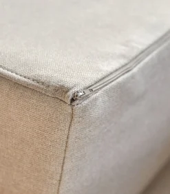 Online Finn - Stoffen 2-3-zitsbank, ecru Zetels