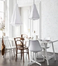 Outlet Fotobehang Faces Wanddecoratie