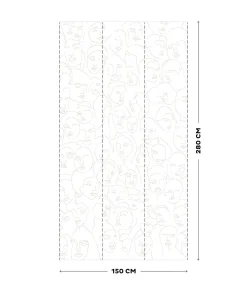 Outlet Fotobehang Faces Wanddecoratie