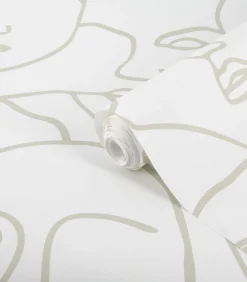 Outlet Fotobehang Faces Wanddecoratie