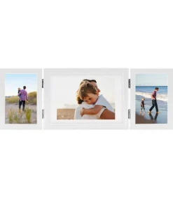Best Fotolijst drieluik 22x15 cm+2x(10x15 cm) wit Fotolijsten