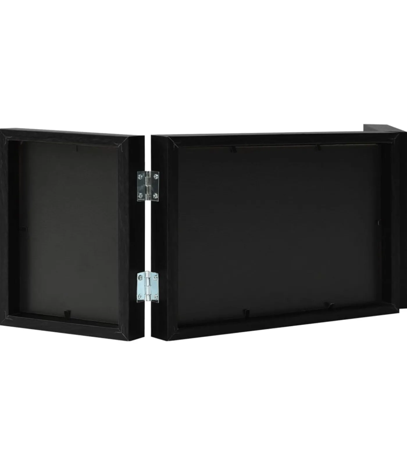 Sale Fotolijst drieluik 28x18 cm+2x(13x18 cm) zwart Fotolijsten
