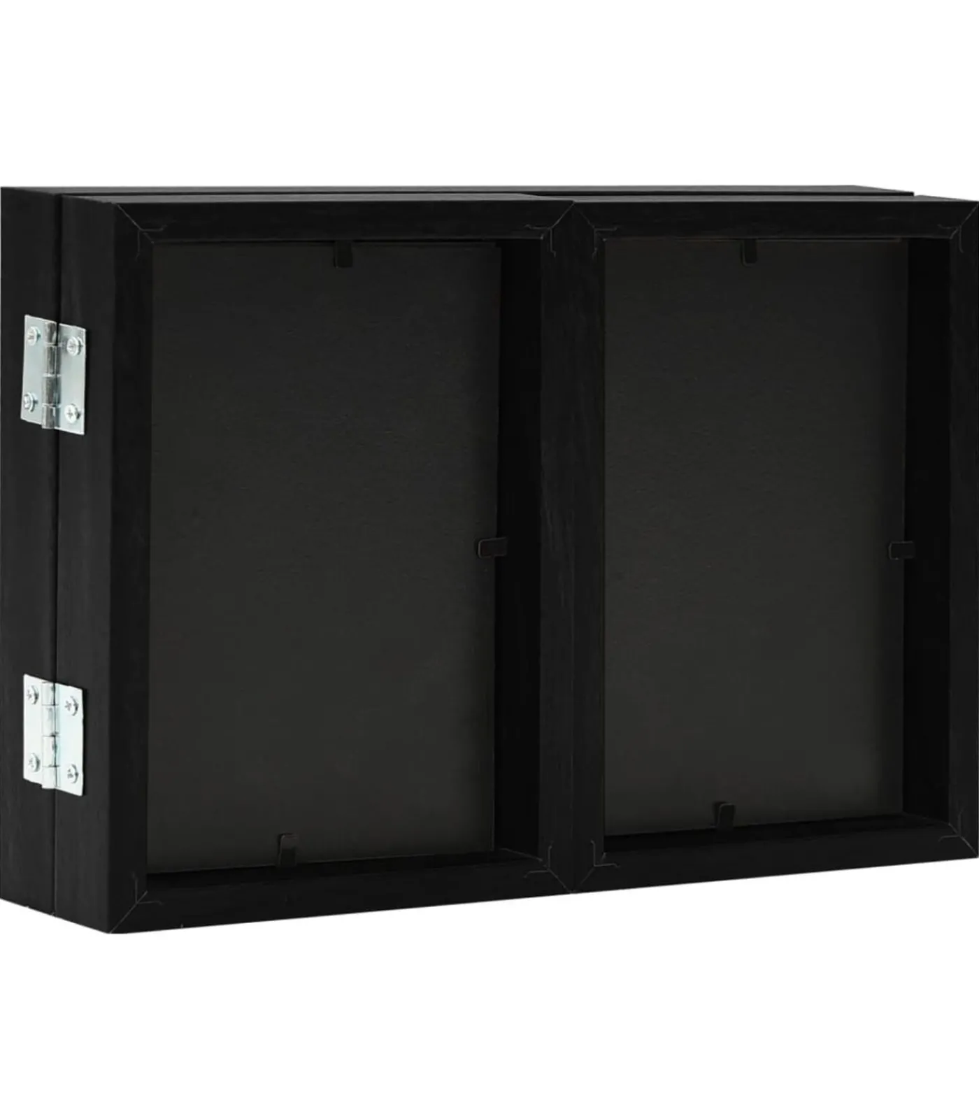 Sale Fotolijst drieluik 28x18 cm+2x(13x18 cm) zwart Fotolijsten