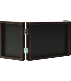 Sale Fotolijst drieluik 22x15 cm+2x(10x15 cm) donkerbruin Fotolijsten