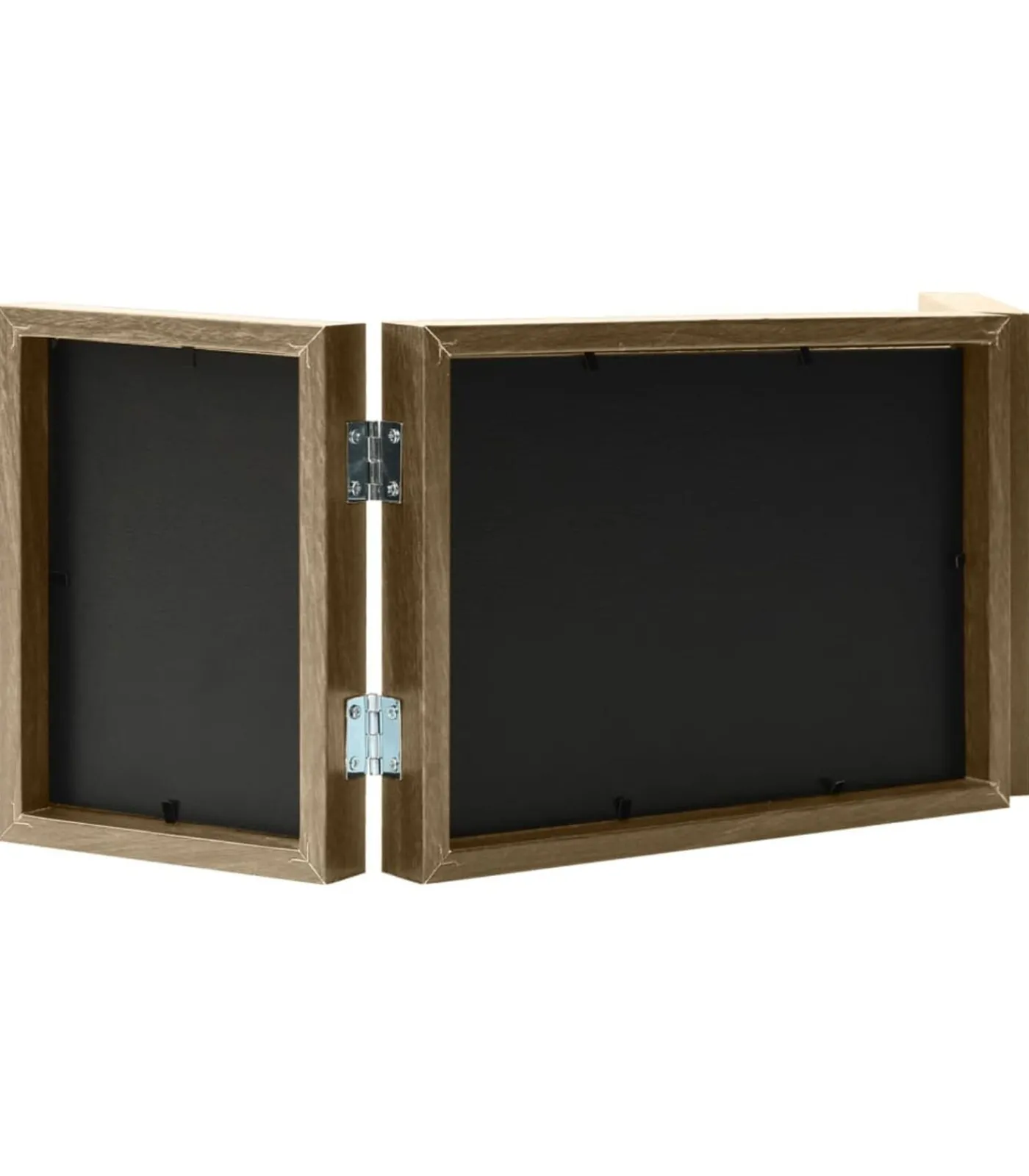 Clearance Fotolijst drieluik 22x15 cm+2x(10x15 cm) lichtbruin Fotolijsten