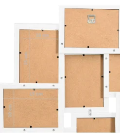 Online Fotolijst voor 10x(10x15 cm) foto MDF wit Fotolijsten