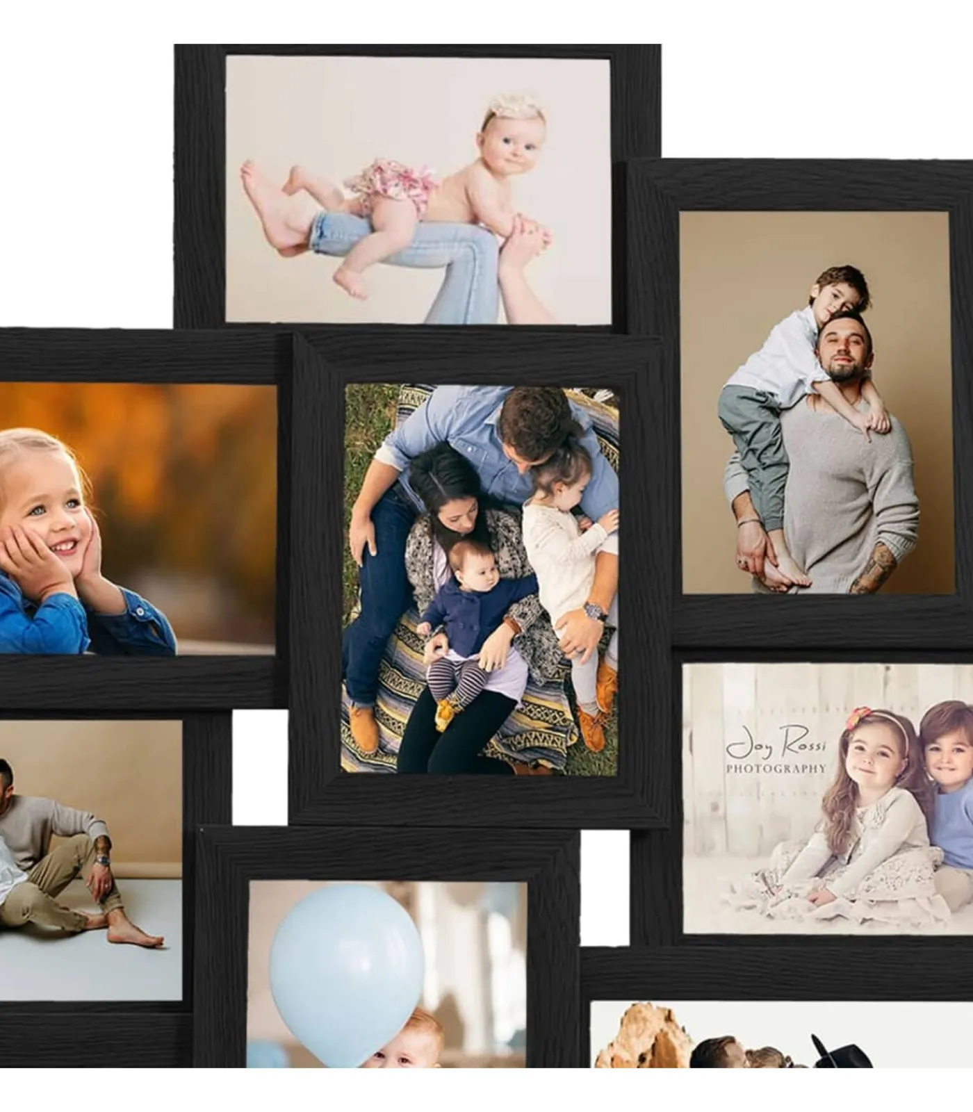 Clearance Fotolijst voor 10x(13x18 cm) foto MDF zwart Fotolijsten