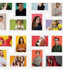 New Fotolijst voor 24x(13x18 cm) foto MDF wit Fotolijsten