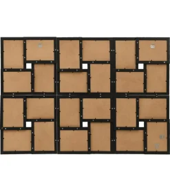 Fotolijst voor 24x(10x15 cm) foto MDF zwart Fotolijsten