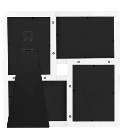 New Fotolijst voor 4x(13x18 cm) foto MDF wit Fotolijsten