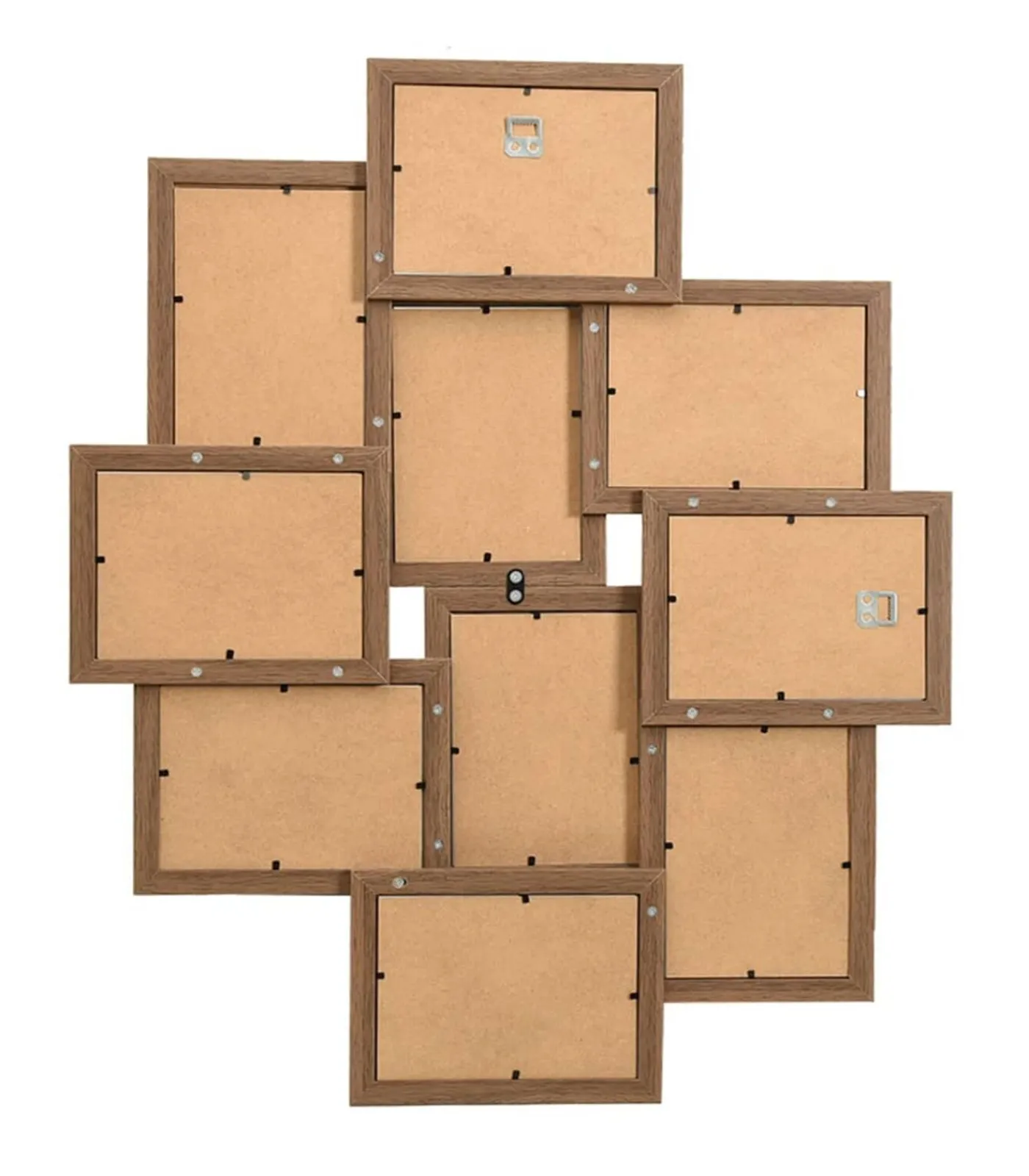 Clearance Fotolijst voor 10x(13x18 cm) foto MDF lichtbruin Fotolijsten