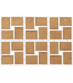 Online Fotolijst voor 24x(10x15 cm) foto MDF wit Fotolijsten