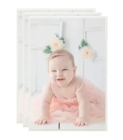 Sale Fotolijsten 3 st voor tafel 21x29,7cm MDF zilverkleurig Fotolijsten
