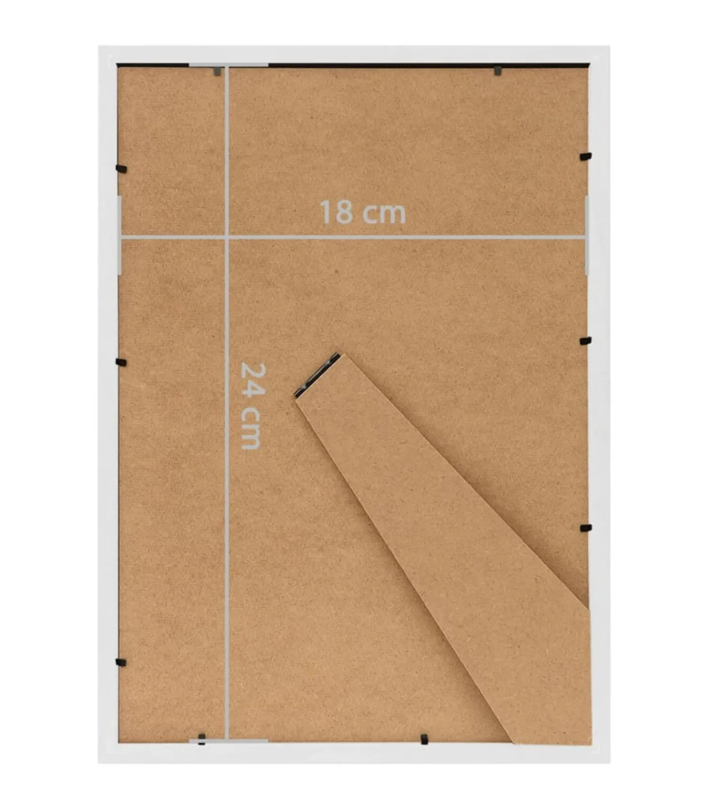 Sale Fotolijsten 3 st voor tafel 18x24 cm MDF wit Fotolijsten