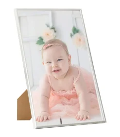 Fotolijsten 5 st voor tafel 21x29,7 cm MDF zilverkleurig Fotolijsten