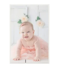 Hot Fotolijsten 3 st voor wand of tafel 7x90 cm MDF zilverkleurig Fotolijsten