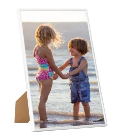 Online Fotolijsten 3 st voor wand of tafel 21x29,7 cm MDF wit Fotolijsten
