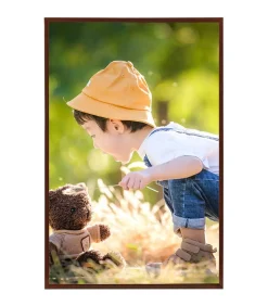 Best Fotolijsten 5 st voor wand of tafel 59,4x84 cm MDF bronskleurig Fotolijsten