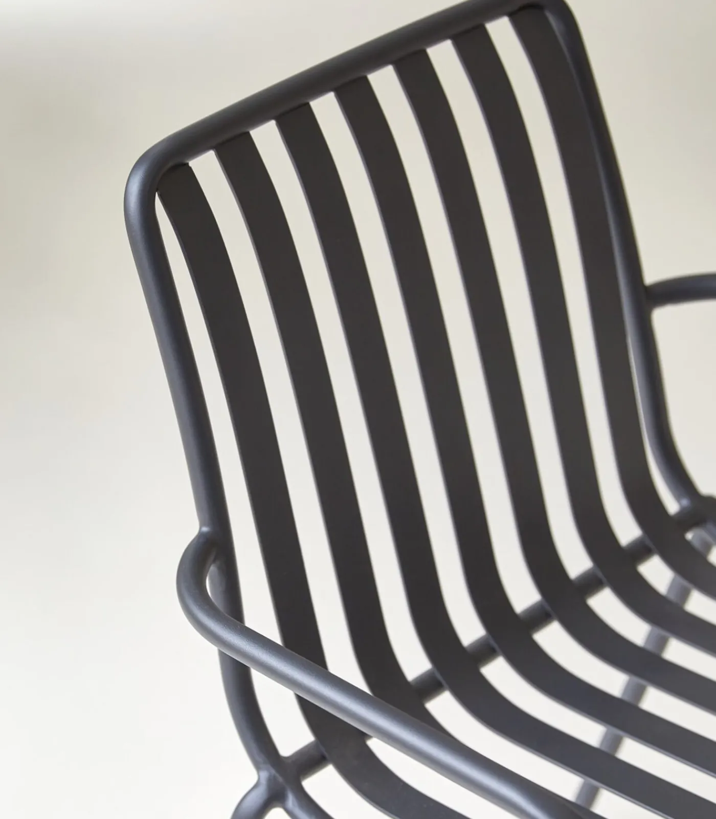 Discount Gaby - Zwarte metalen fauteuil Stoelen