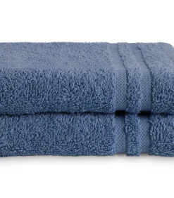 Clearance Gastendoekjes 30x50 cm Blauw - 6 stuks Handdoeken