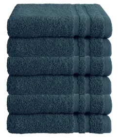 Best Gastendoekjes 30x50cm Donkerblauw - 6 stuks Handdoeken