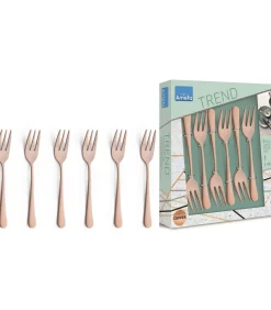 Sale Gebaksvorkjes Austin - Vintage Koper - 6 stuks Bestek