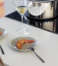 Gebaksvorkjes Rock Zwart 6 Stuks Bestek