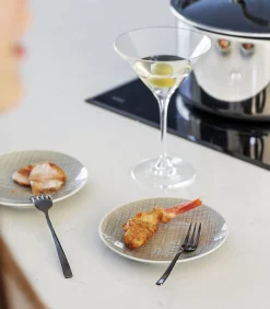 Gebaksvorkjes Rock Zwart 6 Stuks Bestek