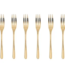 Outlet Gebaksvorkjes Taste Goud 6 Stuks Bestek