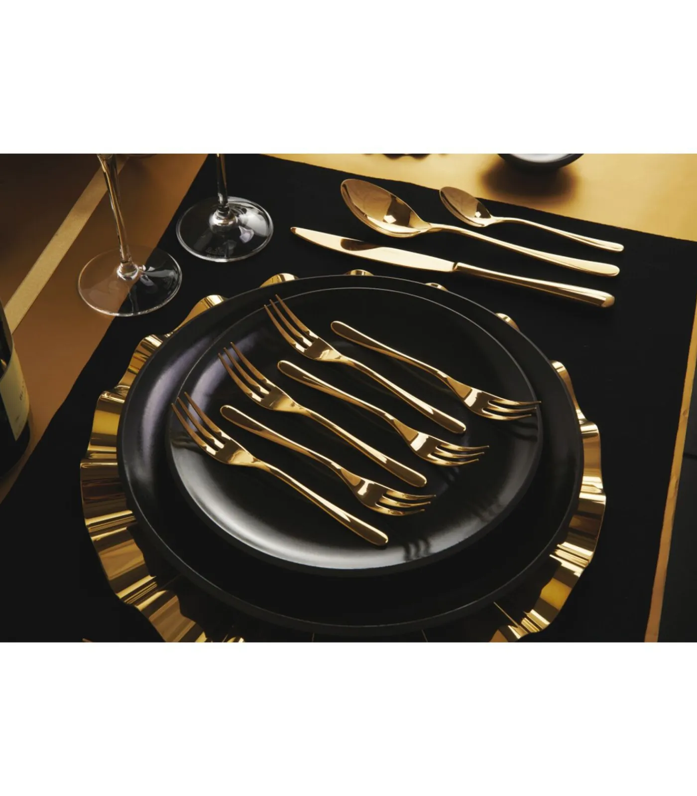 Outlet Gebaksvorkjes Taste Goud 6 Stuks Bestek