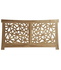 Sale Gentong - Hoofdbord van massief teakhout 210 cm Bedden