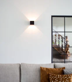 Gerona - Wandlamp - Zwart Muurverlichting