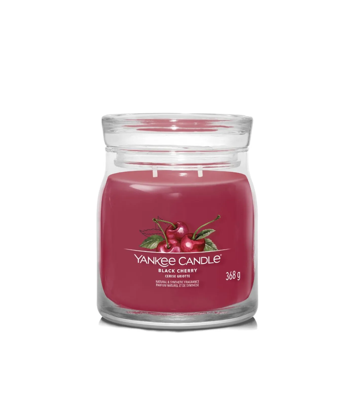 Best Geurkaars Black Cherry Signature Medium Jar Kaarsen & Kaarshouders