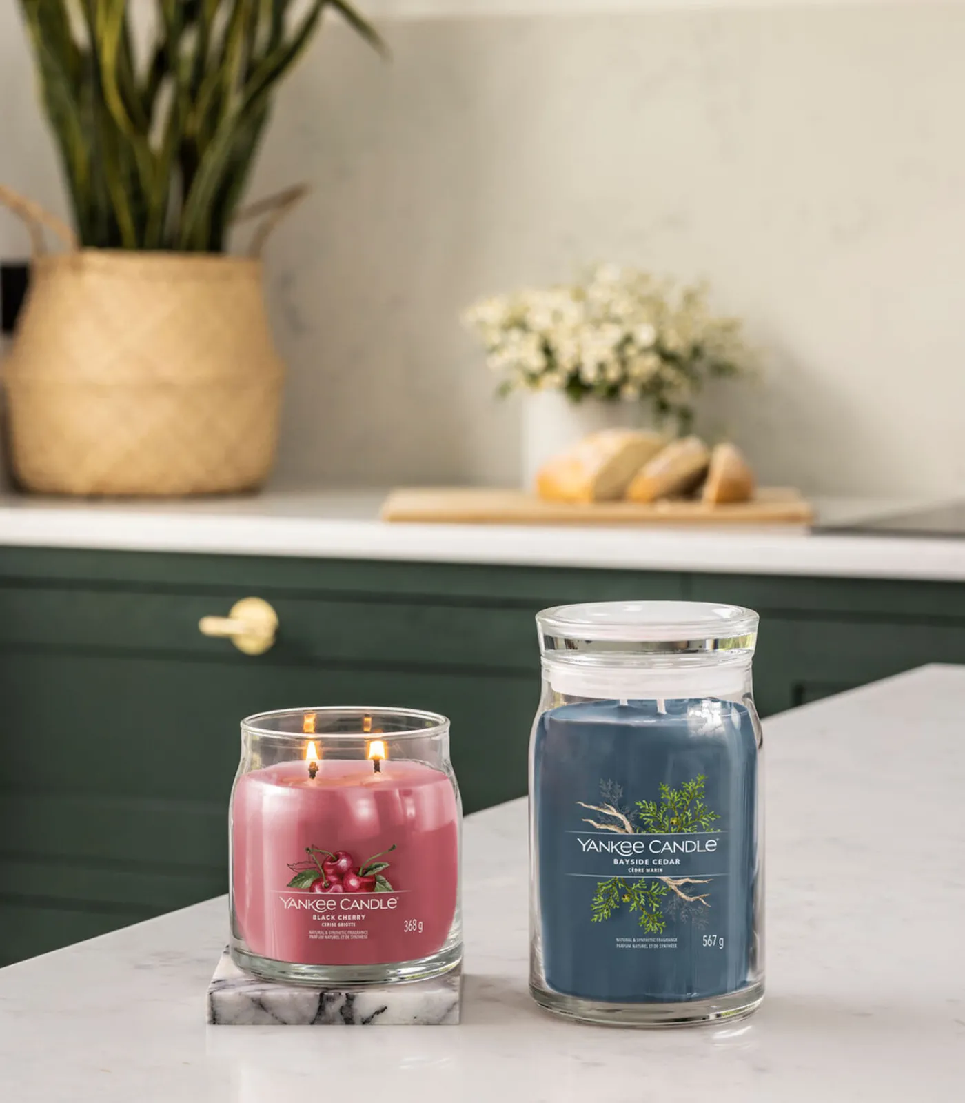 Best Geurkaars Black Cherry Signature Medium Jar Kaarsen & Kaarshouders