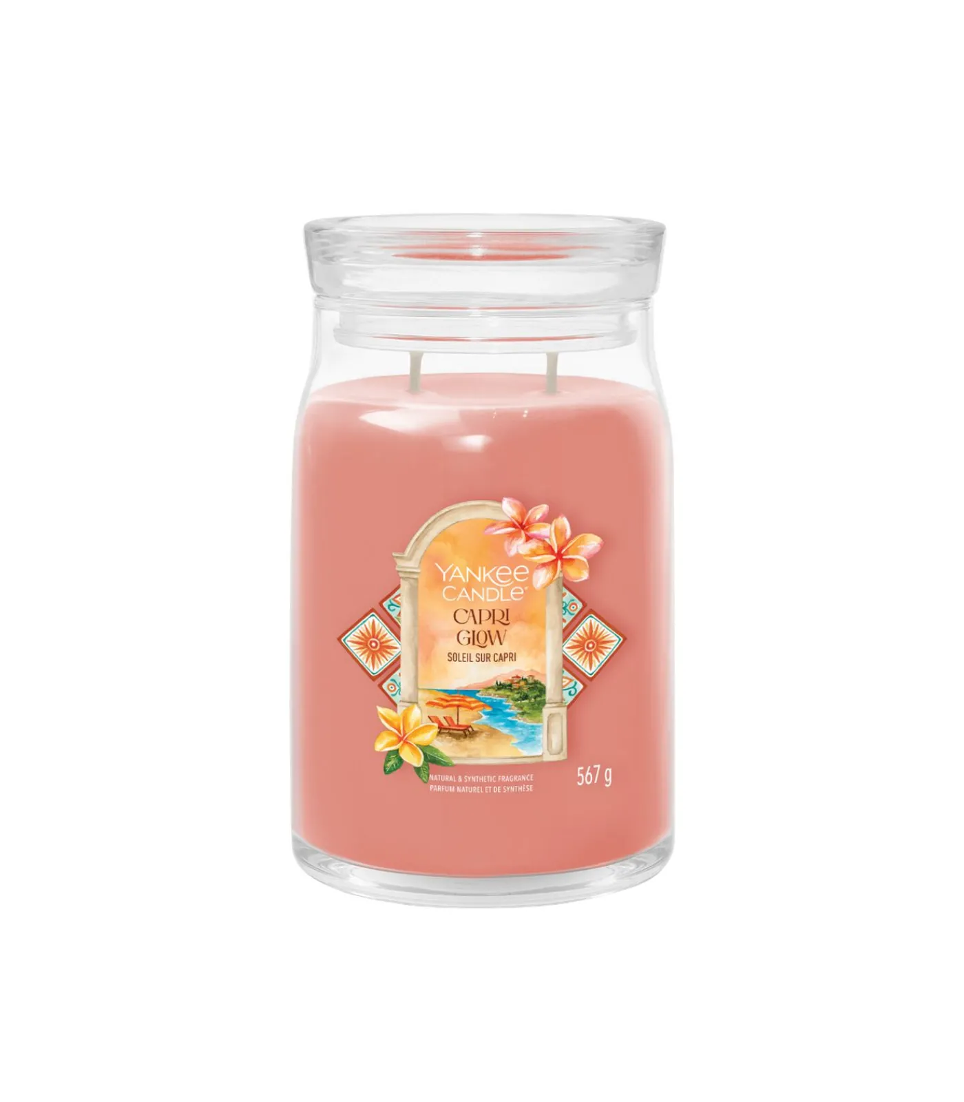 Outlet Geurkaars Capri Glow Signature Large Jar Kaarsen & Kaarshouders