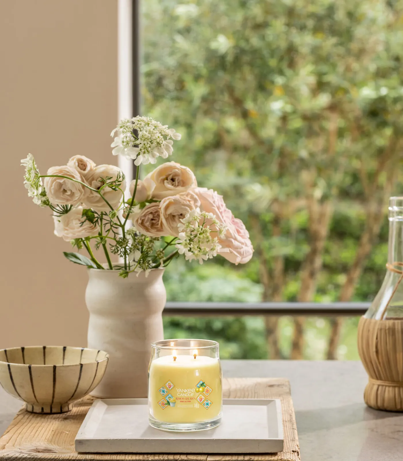 New Geurkaars Lemon Gelato Signature Medium Jar Kaarsen & Kaarshouders