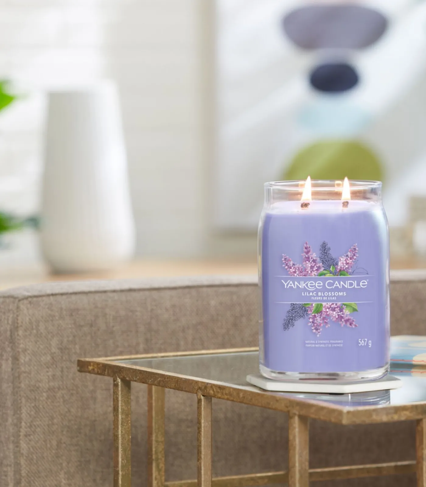 Best Geurkaars Lilac Blossoms Signature Large Jar Kaarsen & Kaarshouders