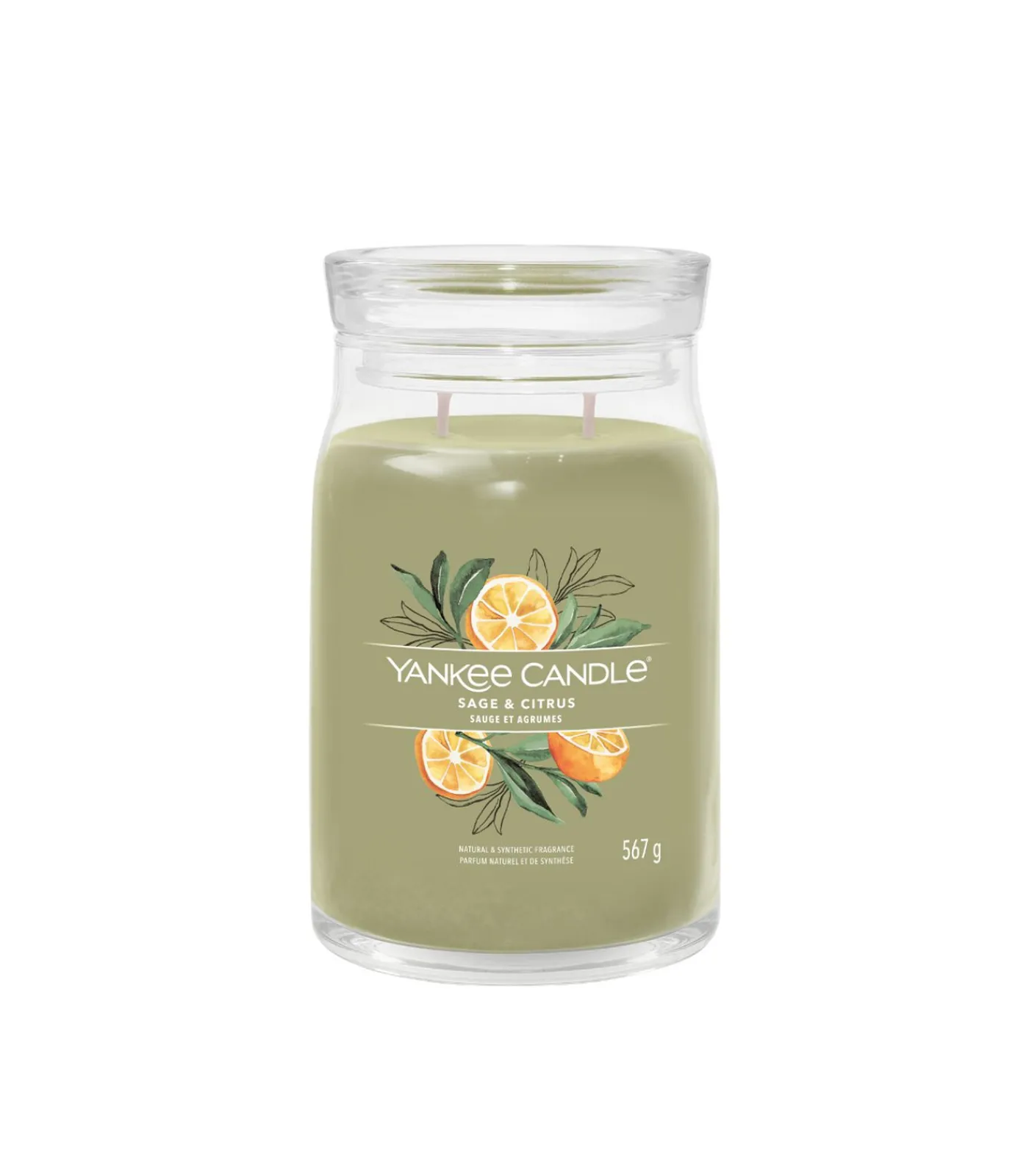 Sale Geurkaars Sage & Citrus Signature Large Jar Kaarsen & Kaarshouders