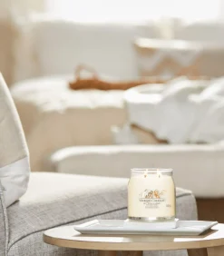 Discount Geurkaars Soft Wool & Amber Signature Medium Jar Kaarsen & Kaarshouders