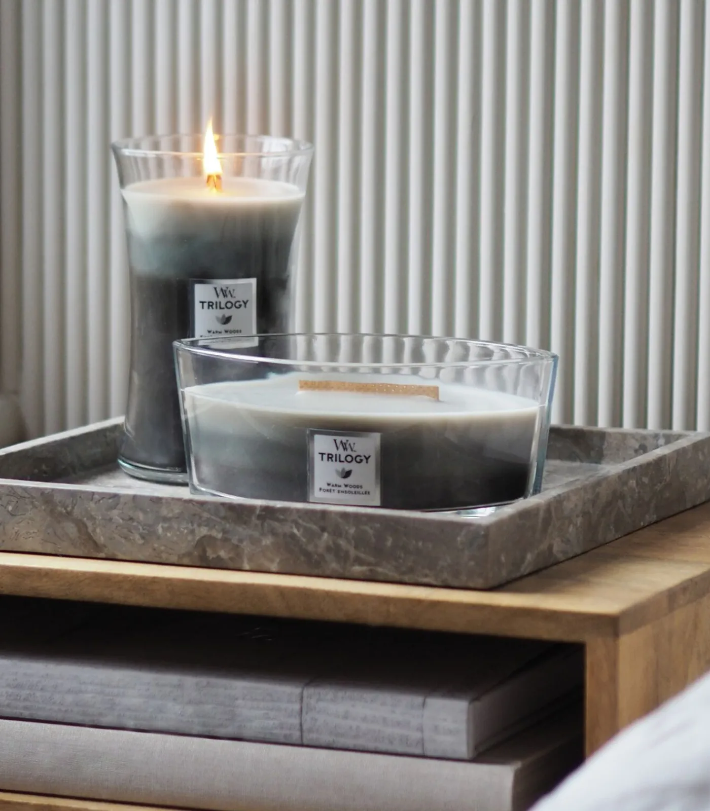 New Geurkaars Trilogy Warm Woods Medium Candle Kaarsen & Kaarshouders