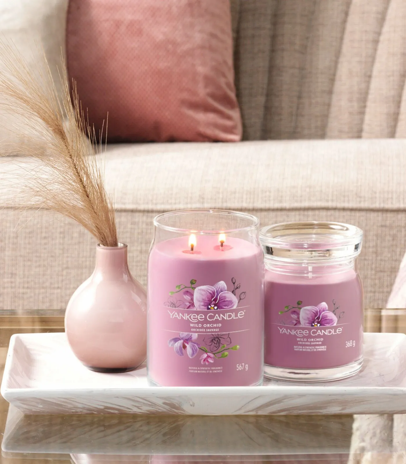 Clearance Geurkaars Wild Orchid Large Jar Kaarsen & Kaarshouders